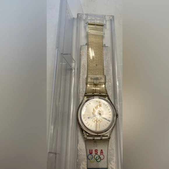 SWATCH Watch Vintage 1996 Atlanta Olympics Available to Volunteers Only RARE NWT main image 8